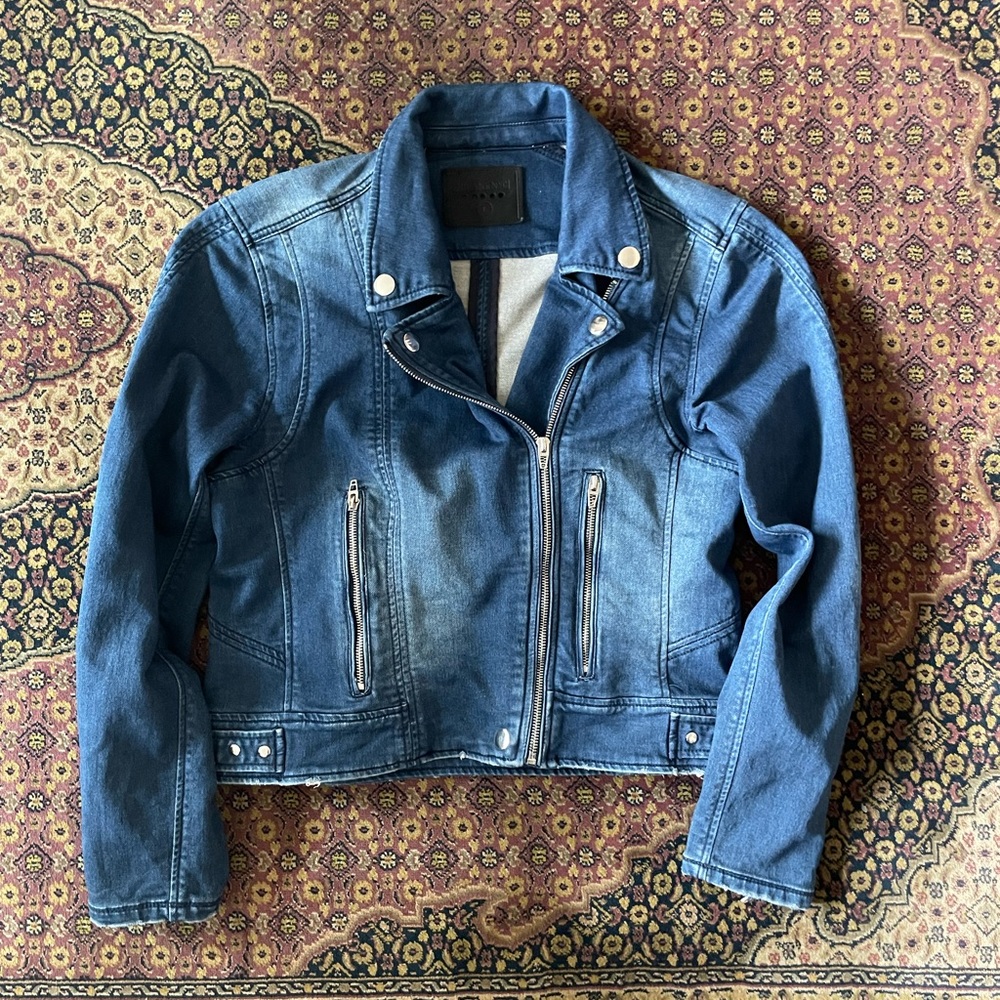 Blank NYC motorcycle denim jacket